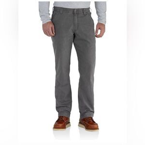 Carhartt Men's 102291 Rugged Flex Rigby Relaxed Fit Pant - Gravel Size 34X34